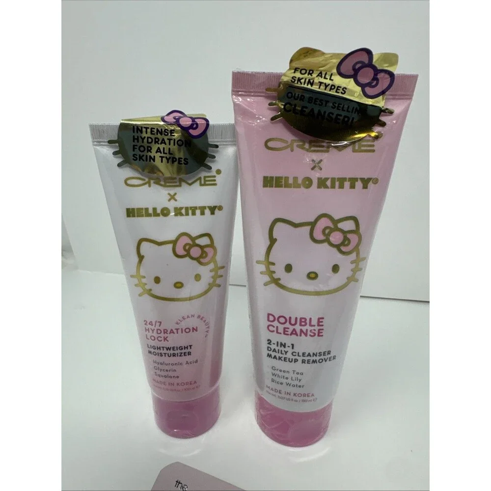 The Crème Shop x Hello Kitty Skincare Collection 9 Pack NEW SEALED pink water